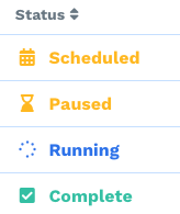 Wrk platform screenshot 1 for Launch status types
