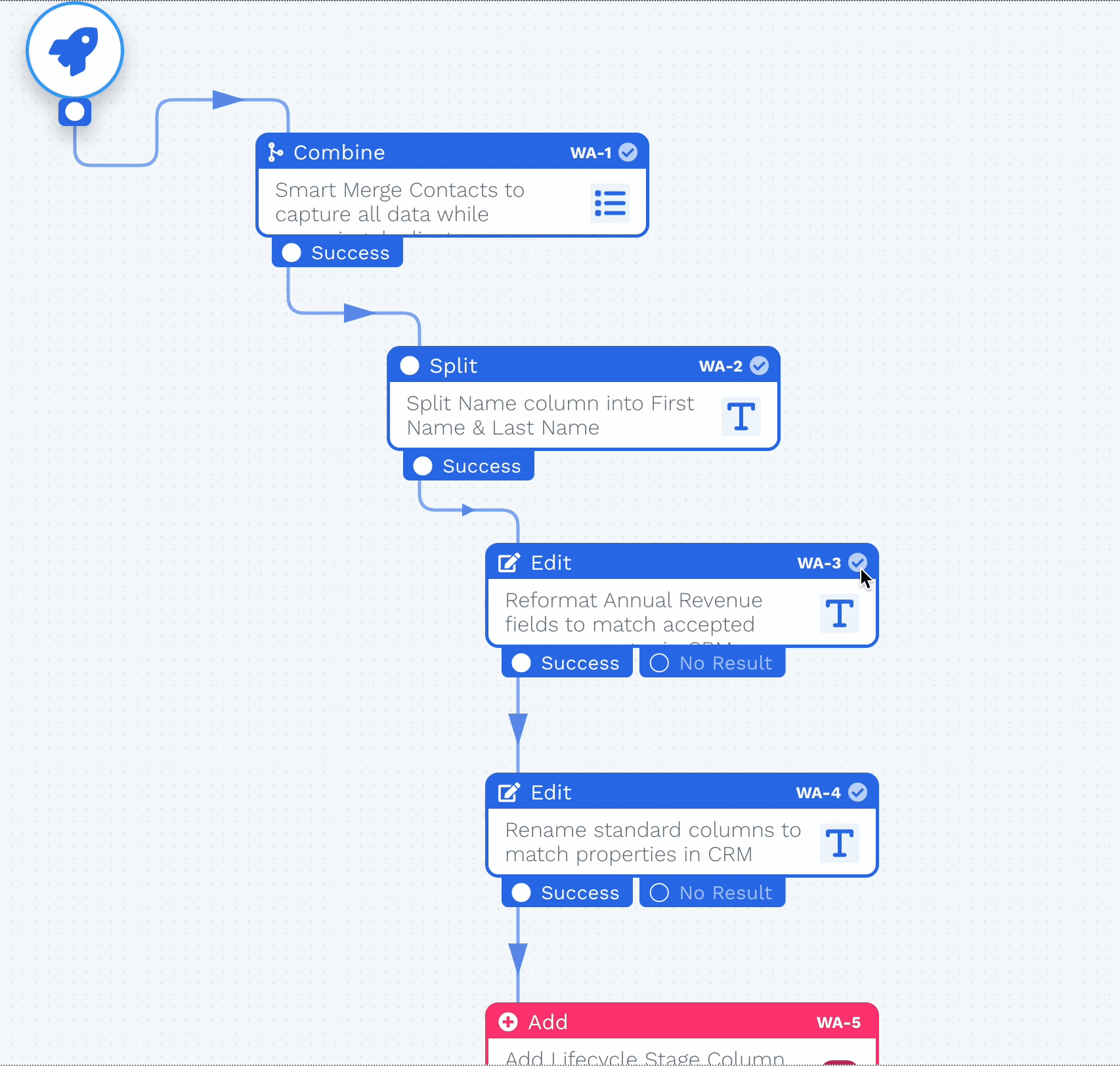 Wrk platform screenshot 3 for how do i remove a wrk action from a wrkflow