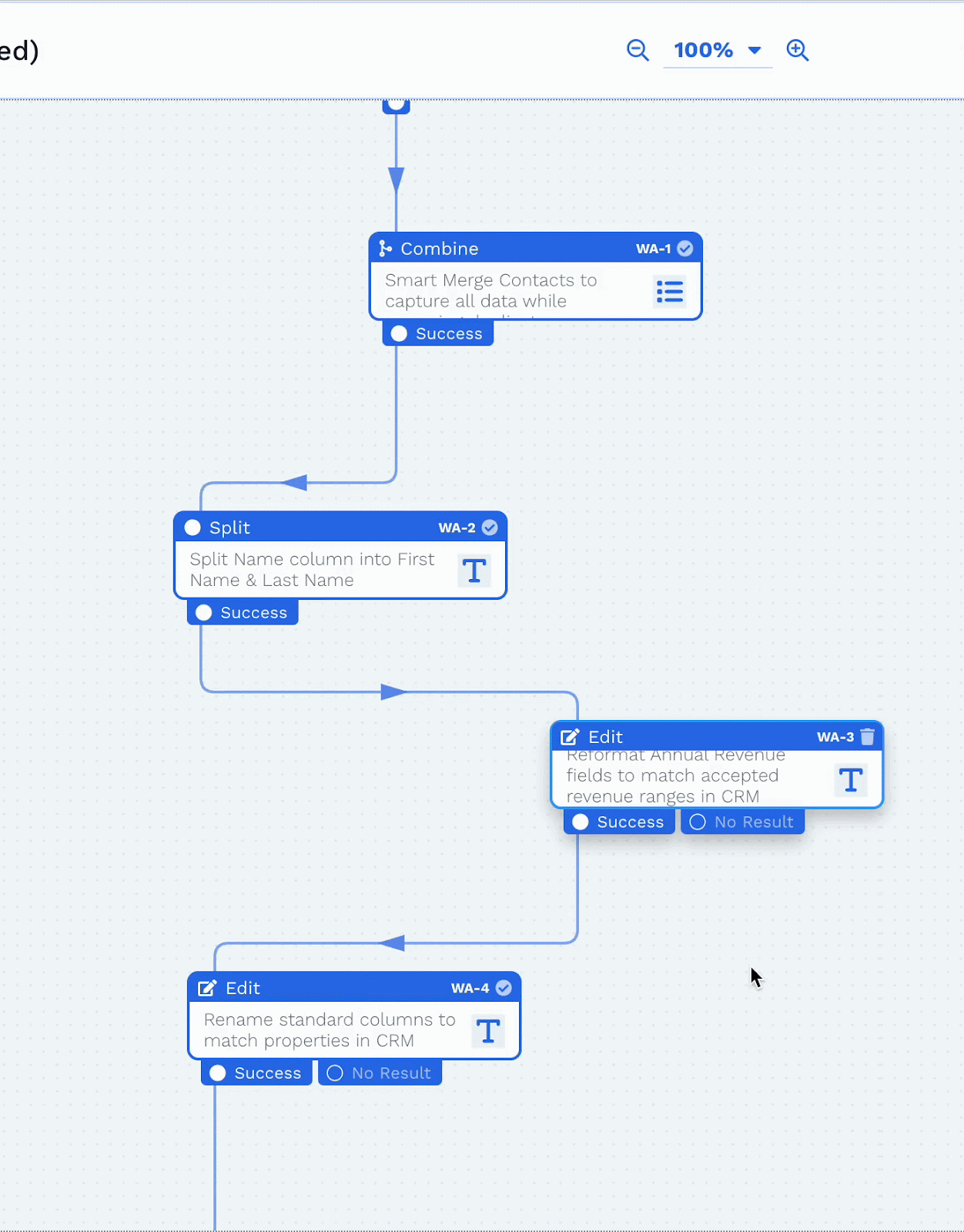 Wrk platform screenshot 4 for how do i remove a wrk action from a wrkflow
