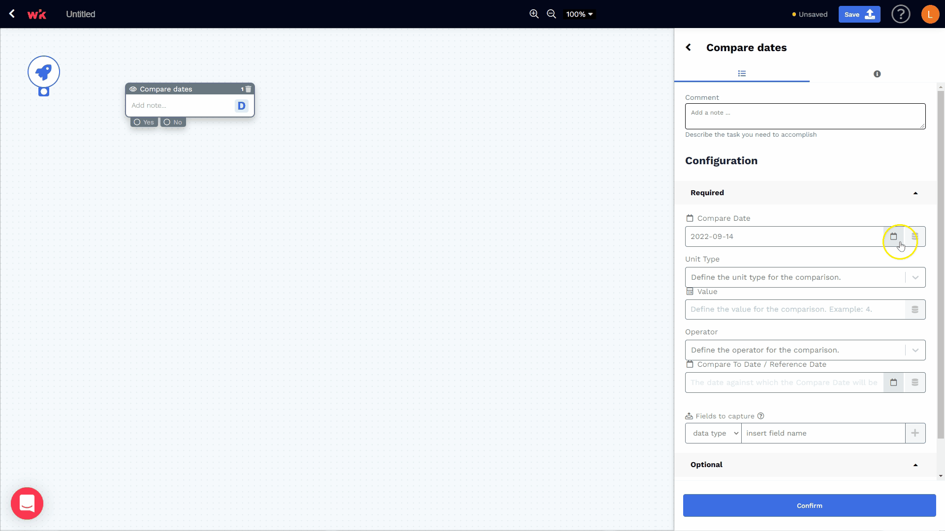Wrk platform screenshot 8 for input and output data types