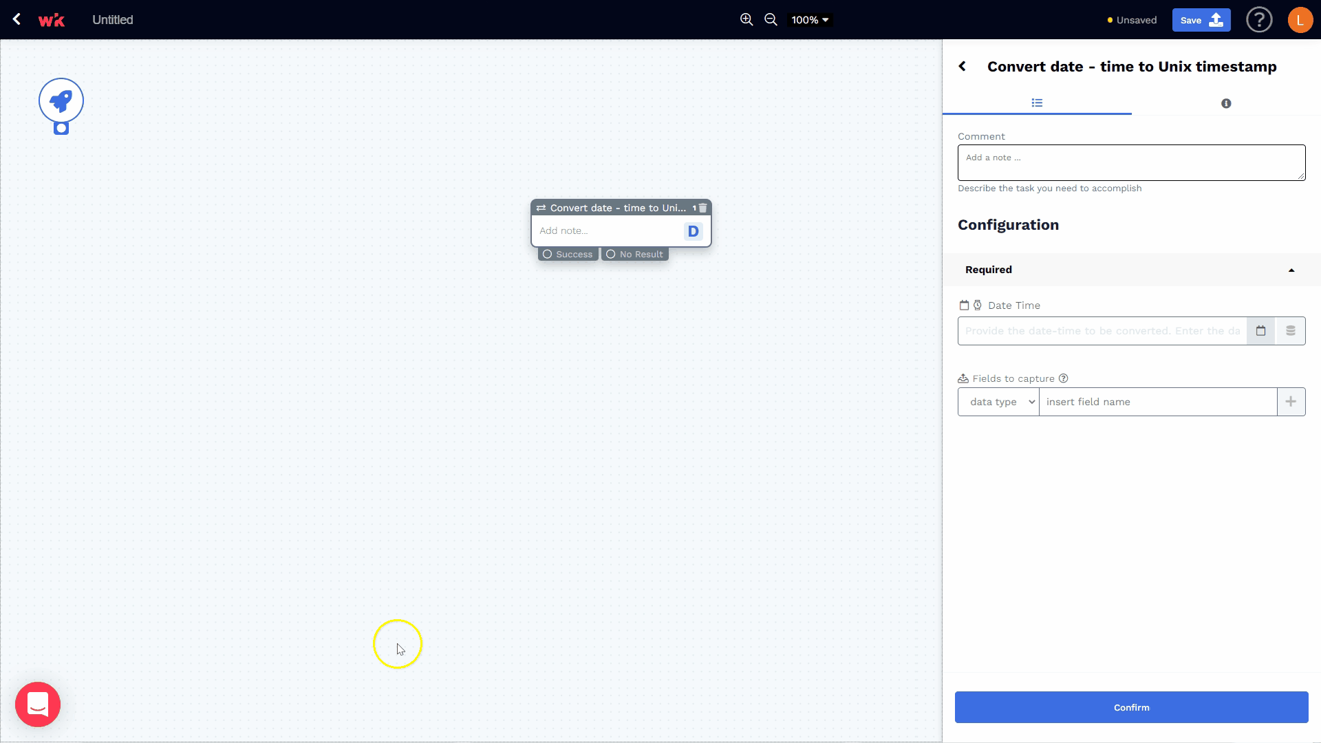 Wrk platform screenshot 9 for input and output data types