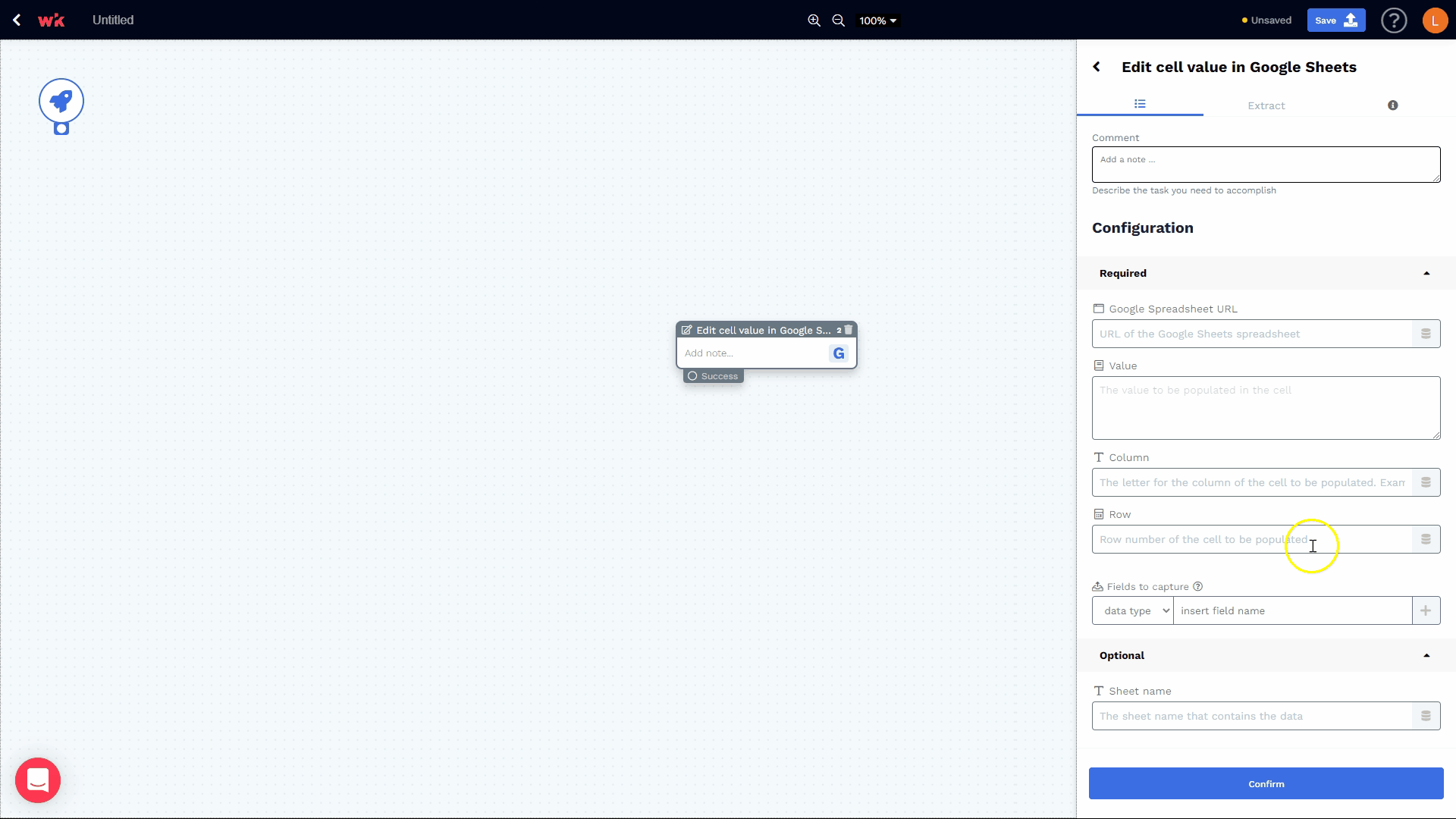 Wrk platform screenshot 17 for input and output data types