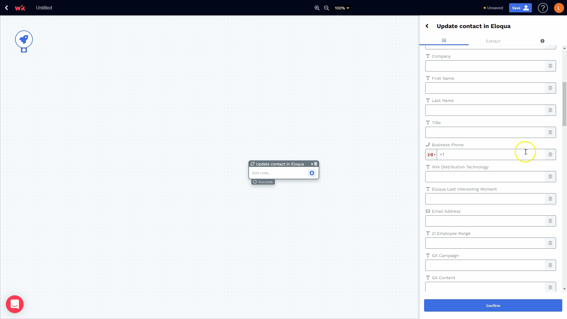 Wrk platform screenshot 19 for input and output data types
