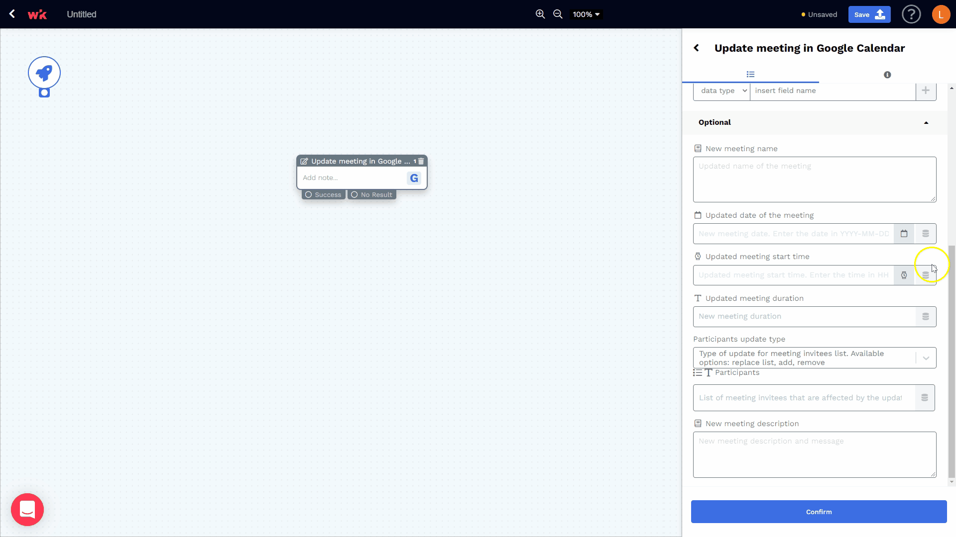 Wrk platform screenshot 21 for input and output data types