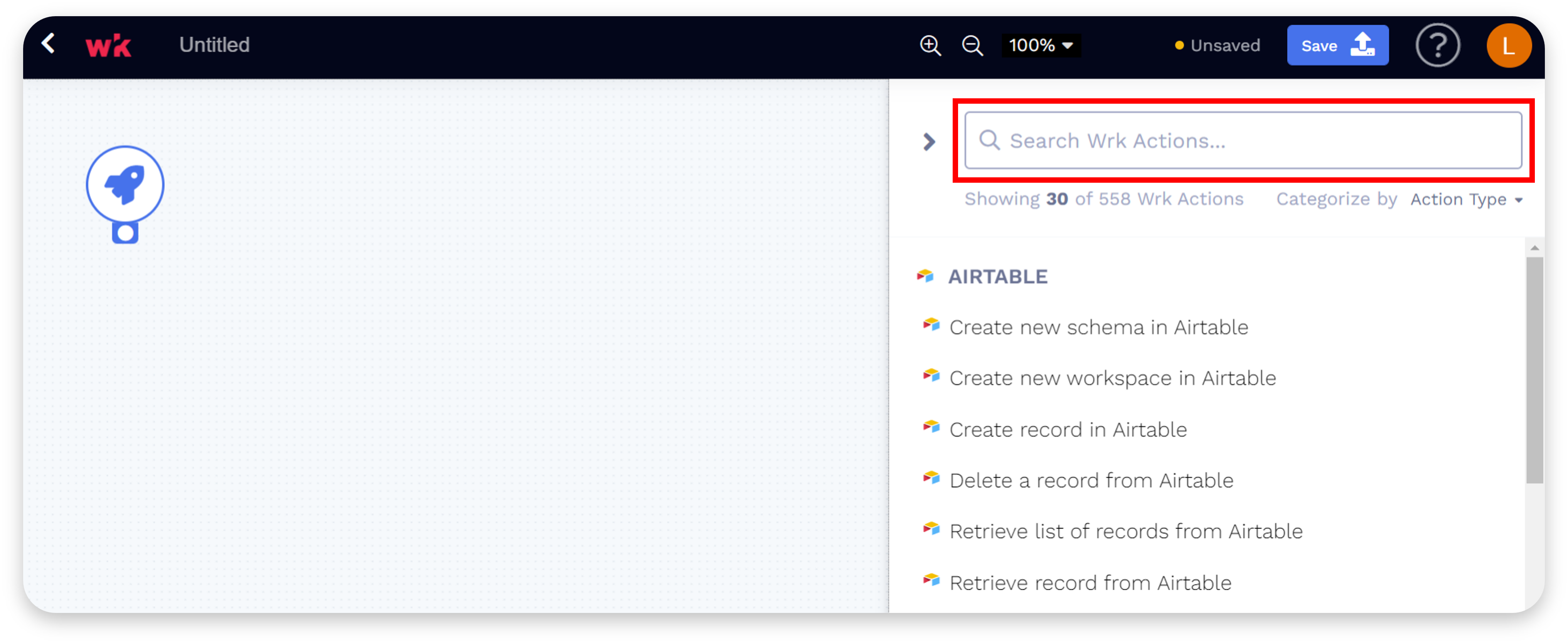 Wrk platform screenshot 2 for where can i find my wrk actions