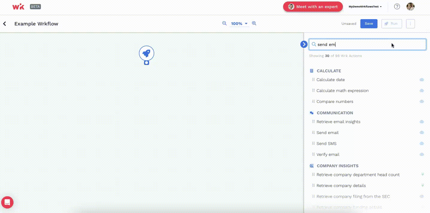 Wrk platform screenshot 2 for why is my wrk action a pink color