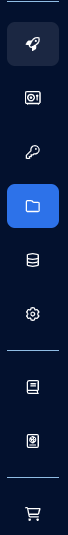 Media Library icon highlighted in the platform sidebar